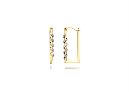 Two Tone Plated | Fashion Earrings